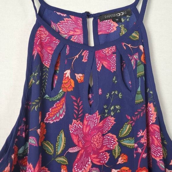 Paper Moon Medium Navy Floral Top - Picture 5 of 10